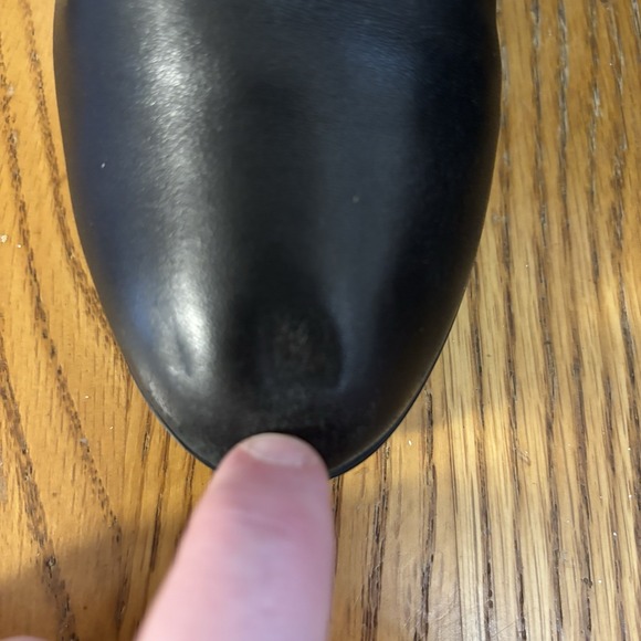 Michael Kors Women's Black Leather Knee High Zipper Riding Boots Size 7 M - Picture 11 of 11